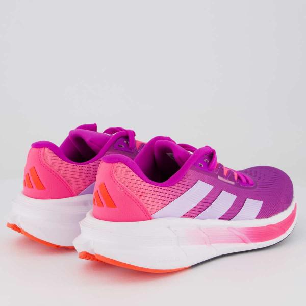 Imagem de Tênis Adidas Questar 3 Feminino Roxo e Rosa