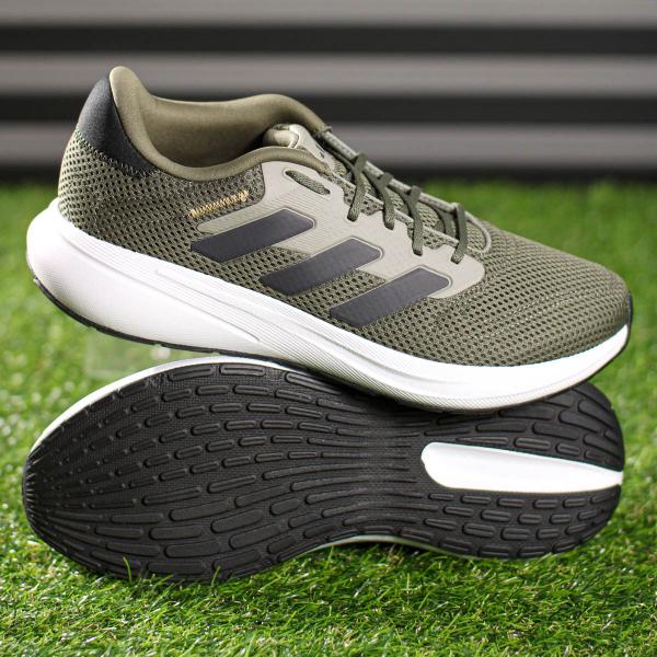 Imagem de Tênis Adidas Response Runner Verde e Carbono - Feminino