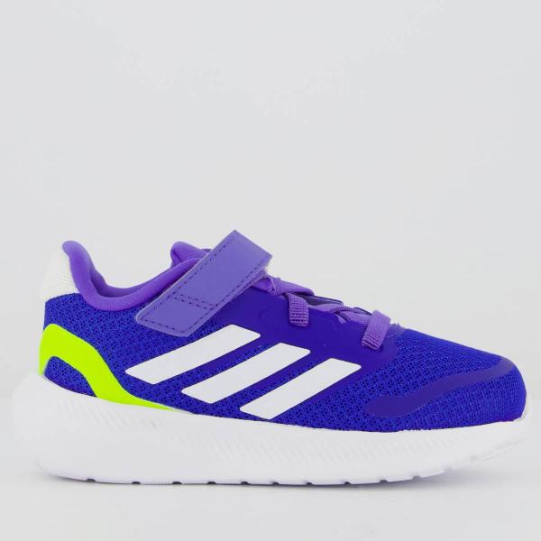 Tênis Adidas Runfalcon 5 EL Kids Azul Imagem de Tênis Adidas Runfalcon 5 EL Kids Azul