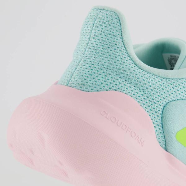 Imagem de Tênis Adidas Tensaur Run 3.0 EL Infantil Verde e Rosa