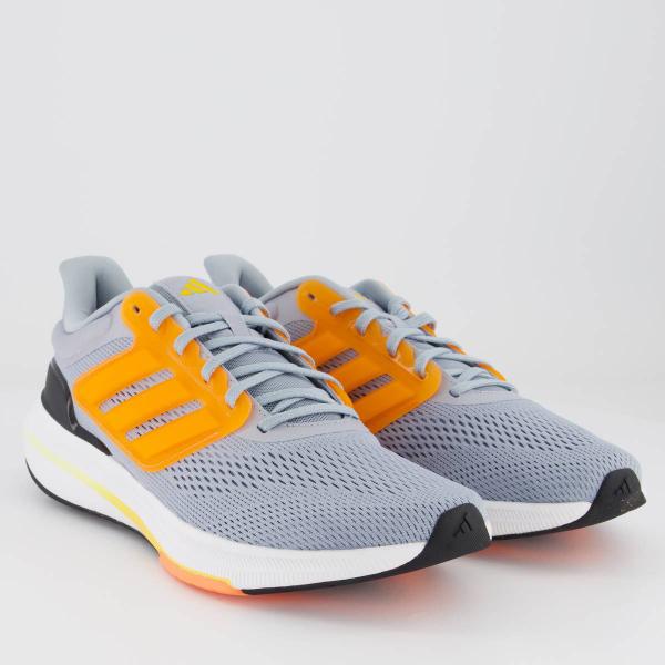 Imagem de Tênis Adidas Ultrabounce Cinza Laranja e Branco