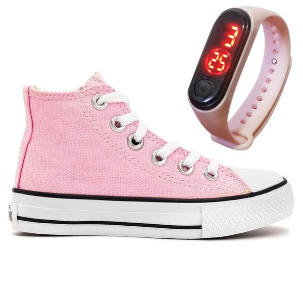 Tenis All Liso Novidade + Relógio Digital Masculino E Feminino - Milene Store Imagem de Tenis All Liso Novidade + Relógio Digital Masculino E Feminino