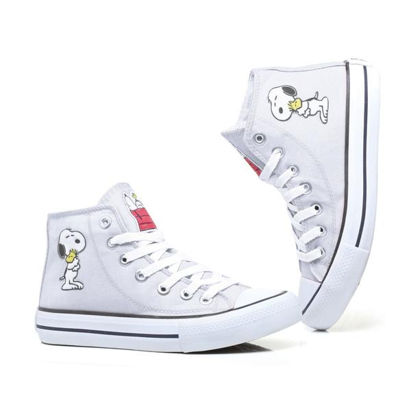 Imagem de Tenis All Snoopy Star Feminino Cano Alto Chuck 728Bo