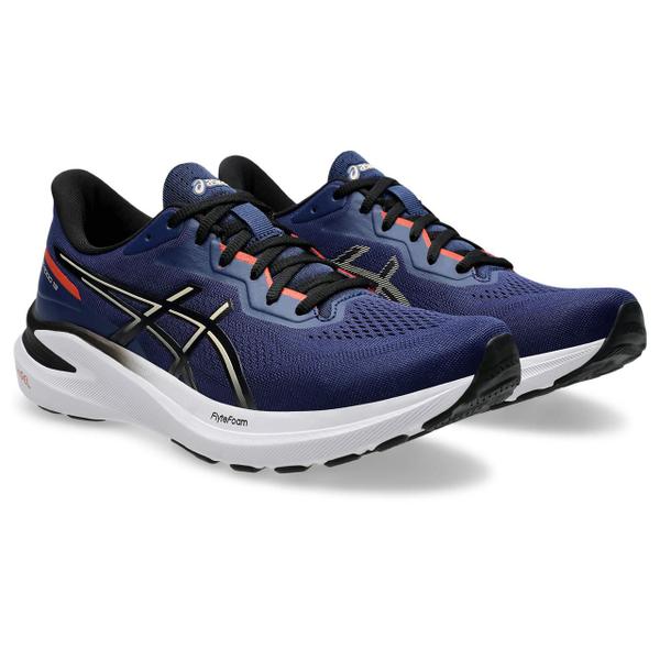 Imagem de Tênis ASICS GT-1000 13 - Masculino - Azul Marinho com Branco e Preto