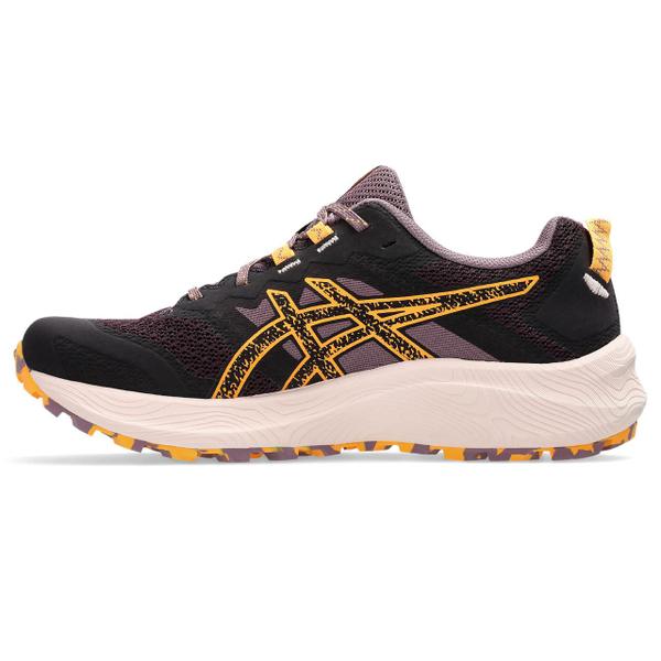 Imagem de Tênis ASICS Trabuco Terra 2 - Feminino - Preto com Rosa e Laranja