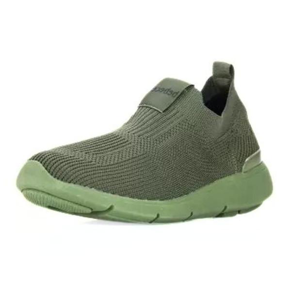 Malha Knit Tenis Bebece Malha Tênis Feminino Bebecê Slip On Malha