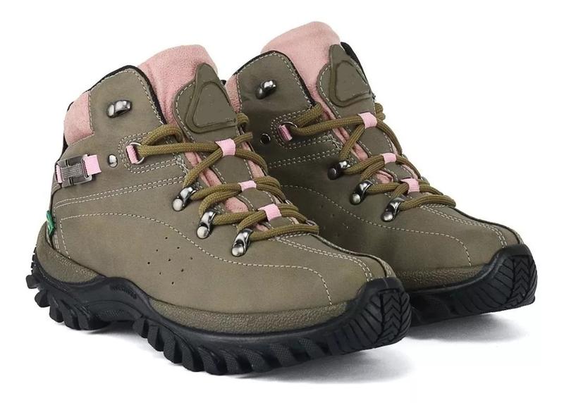 Imagem de Tênis Bota Adventure Feminino Para Caminhadas Super Leve Confortável