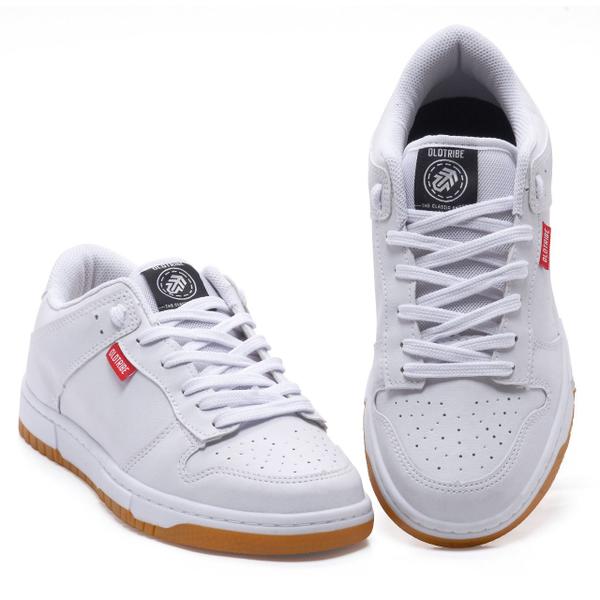 Imagem de Tênis Branco Masculino Skate Bike Basquete Dunk Old Tribe