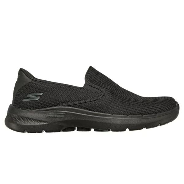 Imagem de Tenis Caminhada Slip On Senhor Skechers Go Walk Conforto Solado Preto 216201