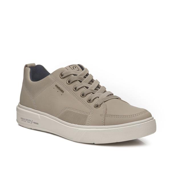 Tênis Casual Pegada Masculino em Couro Areia 111902-08 Imagem de Tênis Casual Pegada Masculino em Couro Areia 111902-08