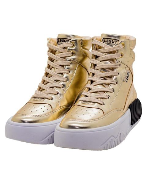 Imagem de Tênis Casual Street Dourado Feminino/Masculino (Unissex) - Legut