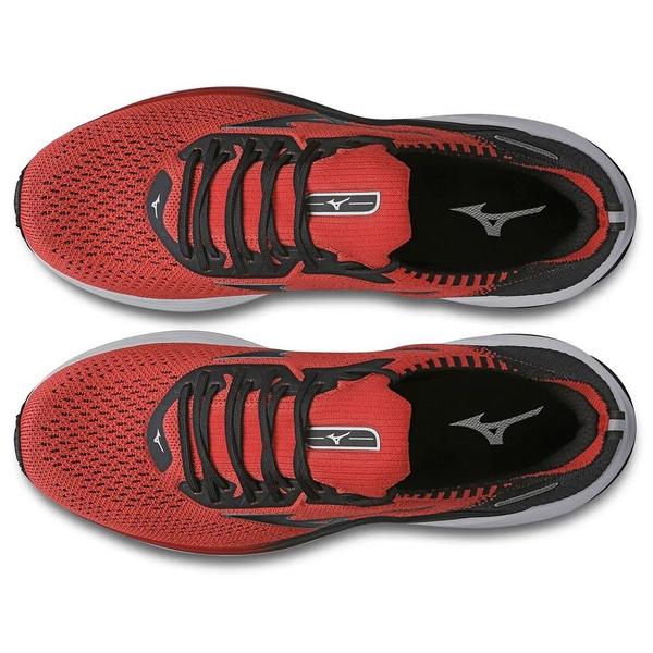 Imagem de Tênis de Corrida Masculino Mizuno Wave Zest Vermelho Preto