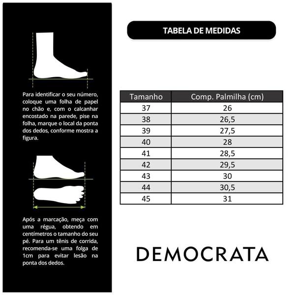 Imagem de Tênis De Couro Democrata Masculino Slip On Denim Fender Elástico 290201