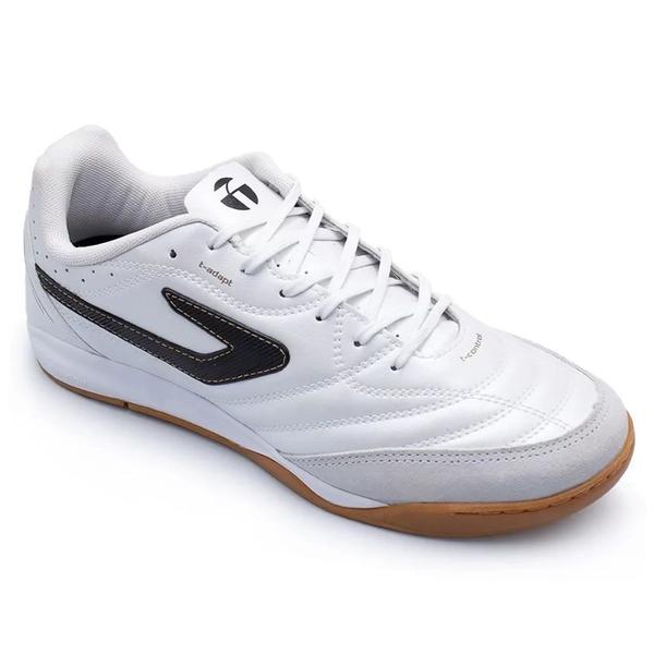 Imagem de Tenis de Futsal Topper Maestro TD IV Branco/Preto/Dourado