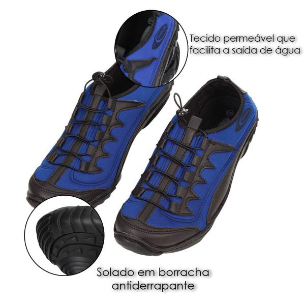 Imagem de Tênis Esportivo Anfibius Cardume Unissex Azul 41