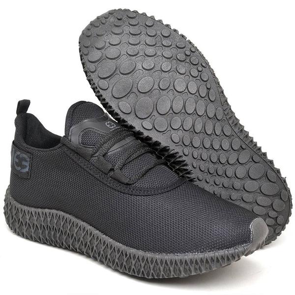 Imagem de Tênis Esportivo Confortavel Evoltenn Easy Solado 4D - 2 Pares Preto e branco