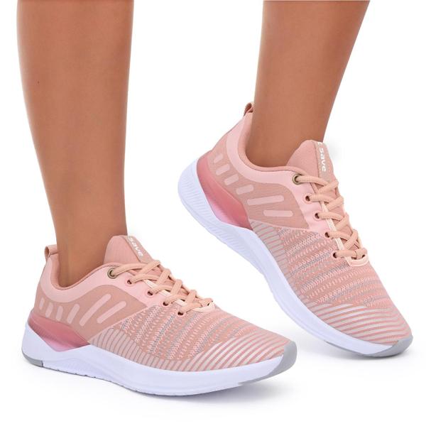 Tênis Esportivo Feminino Amortecedor Gel Academia Caminhada