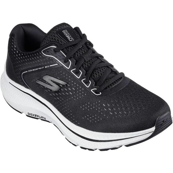 Tênis Esportivo Masculino Skechers Go Run Consistent 220865 Preto Imagem de Tênis Esportivo Masculino Skechers Go Run Consistent 220865 Preto