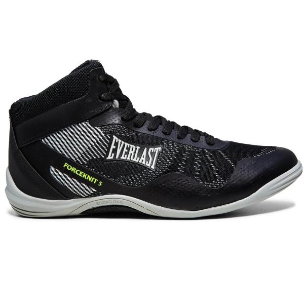 Imagem de Tênis Everlast Cano Alto Forceknit 5 Masculino - Preto e Cinza