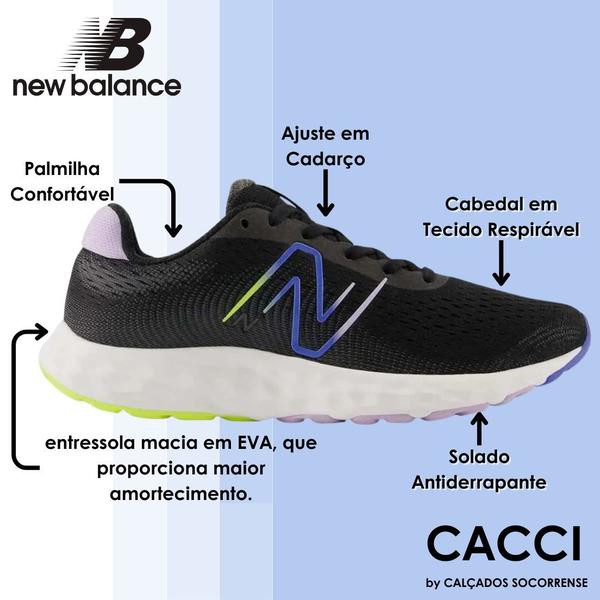 Imagem de Tenis Feminino Esportivo New Balance Academia 520 V8