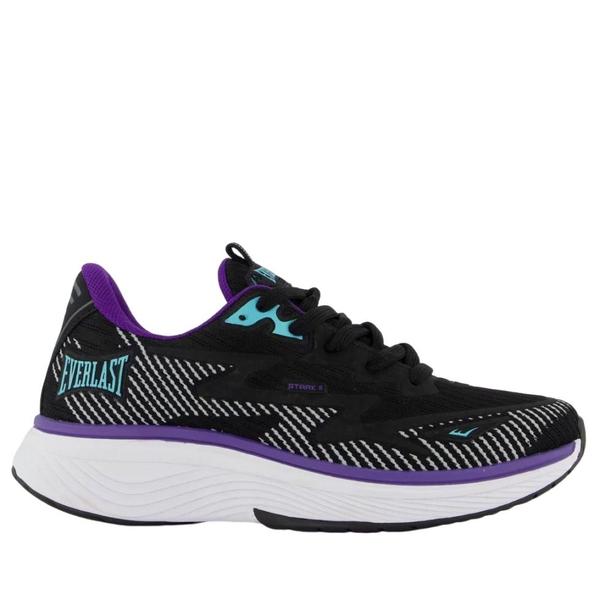 Imagem de Tênis Feminino Everlast Modelo Stark II - SEFA178 - Preto/Roxo