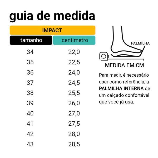 Imagem de Tênis Feminino impact Para Caminhada Academia Treino casual