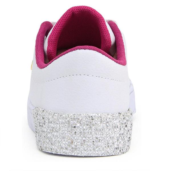 Imagem de Tenis Feminino Infantil Para Criança Menina Casual mais Relogio Led