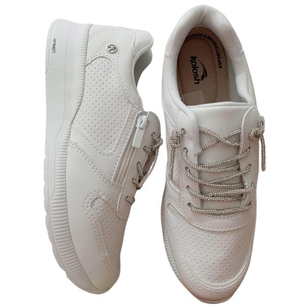 Imagem de tenis feminino kolosh jogging branco