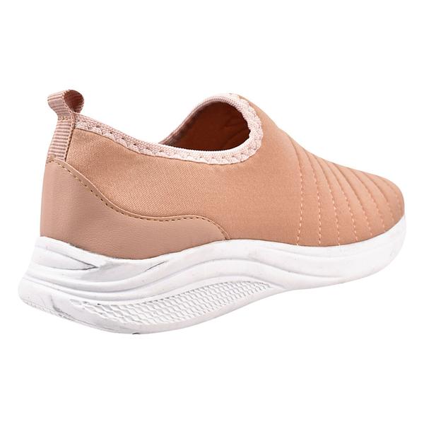 Imagem de Tênis feminino meia calce fácil slip on leve flexível confortável para caminhada academia vl02