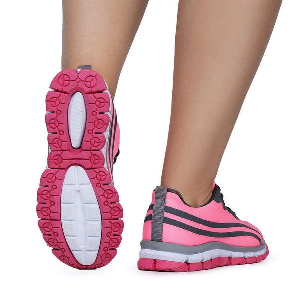 Imagem de Tênis Feminino Neon Esporte Caminhada Trabalho Confortável - LEGE 22 NEON