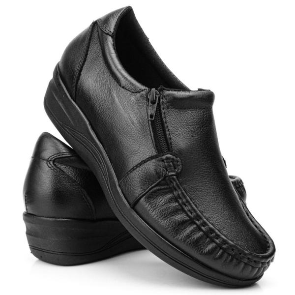 Tenis Feminino Ortopedico Sapato Conforto Mocassim Anti Stress