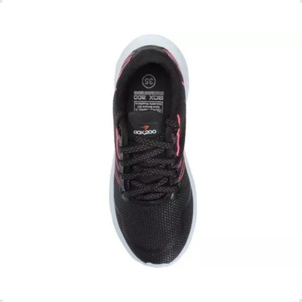 Imagem de Tênis Feminino Running Box 200 Preto E Rosa