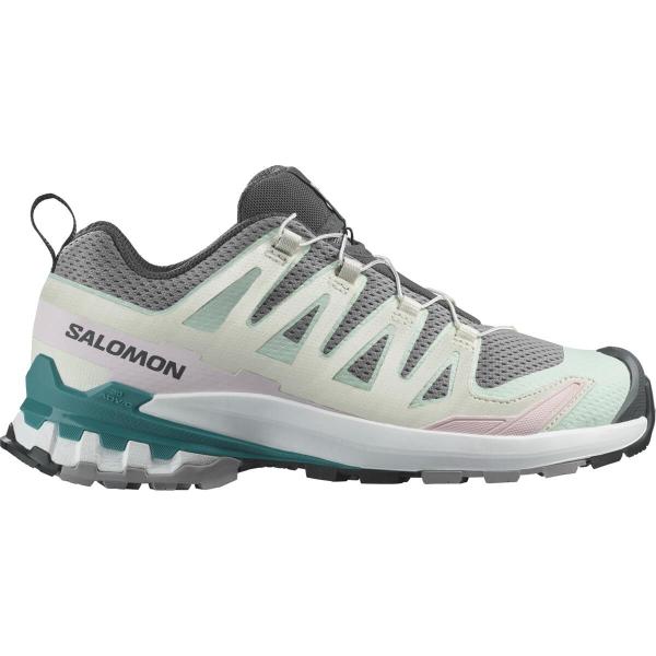 Imagem de Tênis Feminino Salomon XA Pro 3D v9 Branco e Cinza