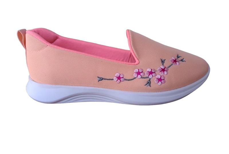 Imagem de Tênis Feminino Sem cadarço Slip On Confort Bordado Jaques Couto Shoes