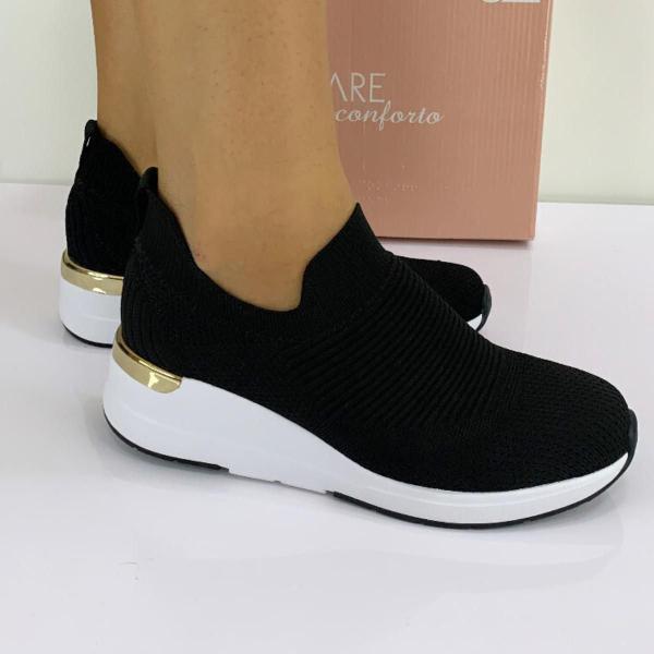 Tênis Feminino Slip On Ortopédico Modare Knit 7394.100.27903 - MODARE ULTRACONFORTO Imagem de Tênis Feminino Slip On Ortopédico Modare Knit 7394.100.27903