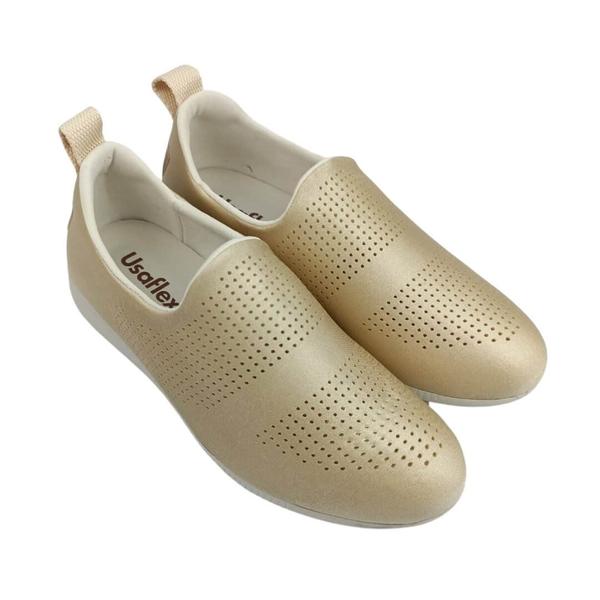 Tênis Feminino Usaflex Af0607009 Blush Dourado Imagem de Tênis Feminino Usaflex Af0607009 Blush Dourado