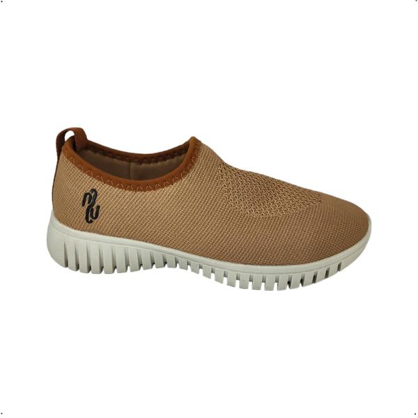 Imagem de Tênis Feminino Usaflex Slip-On Conforto Tricot AE2208 facil calce para caminhadas 