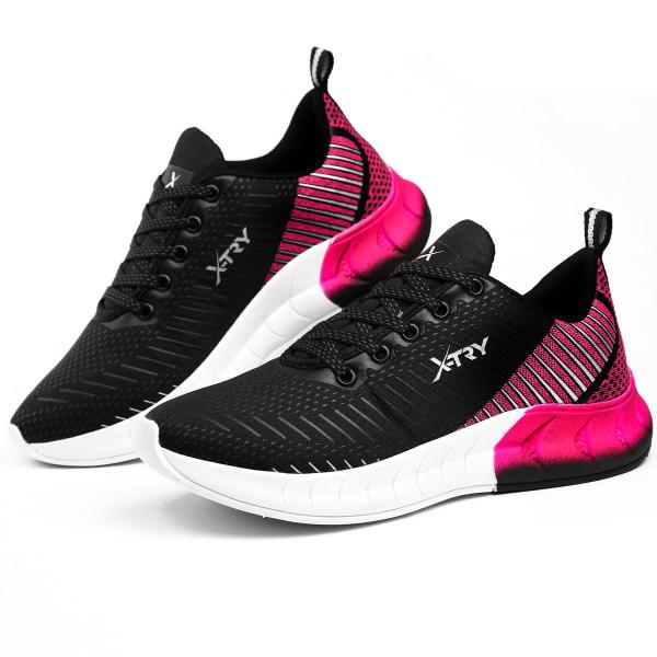 Tênis Feminino Xtry Original Academia Caminhada Confort Treino Esportivo Pronta Entrega Imagem de Tênis Feminino Xtry Original Academia Caminhada Confort Treino Esportivo Pronta Entrega