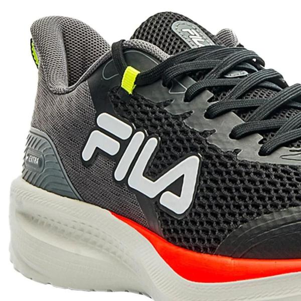 Imagem de Tenis fila extra masculino-preto/coral/lima