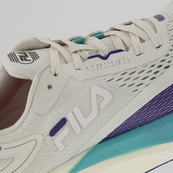 Imagem de Tênis Fila Racer T2 Extreme Feminino Off White e Roxo