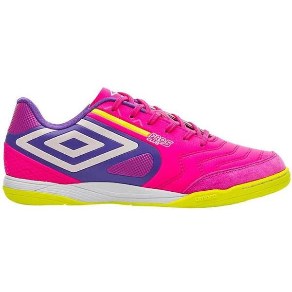 Imagem de Tênis Futsal Umbro Pro 5 Bump Club Unissex Rosa