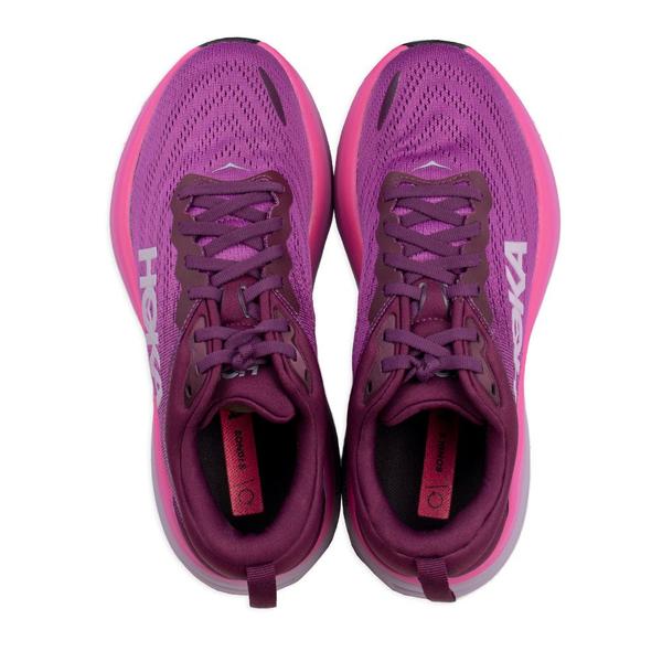 Imagem de Tênis Hoka Bondi 8 Alta Performance Feminino Violeta/Rosa