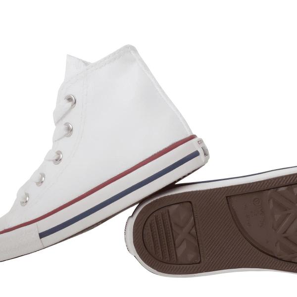 Imagem de Tênis Infantil Converse Original Chuck Cano Alto Branco