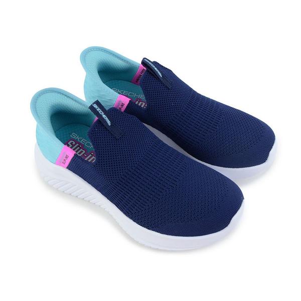 Imagem de Tênis Infantil Feminino Skechers Ultra Flex 3.0 Azul - 3038