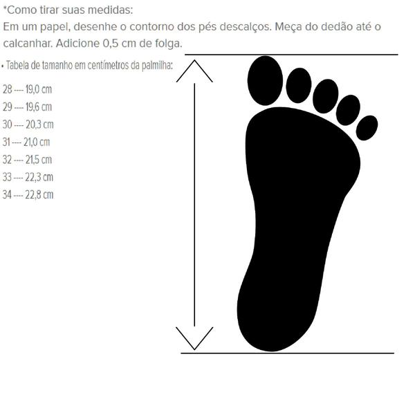 Tenis Infantil Feminino Sneakers com Solado Tendência Exclusiva