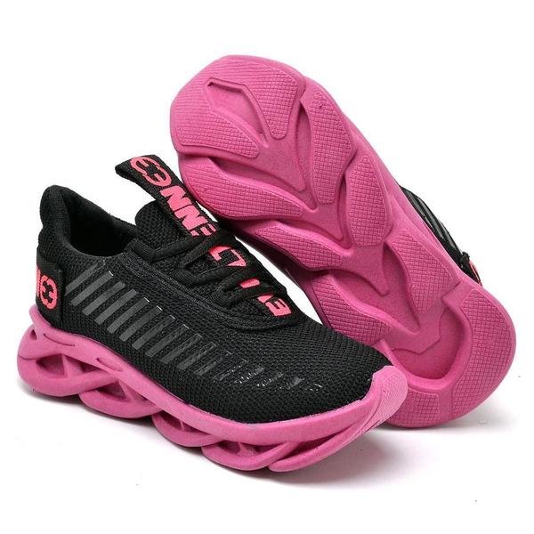TĂȘnis Infantil Feminino Solado Trançado Confortavel Pink - EVOLTENN TĂȘnis Infantil Feminino Solado Trançado Confortavel Pink - EVOLTENN