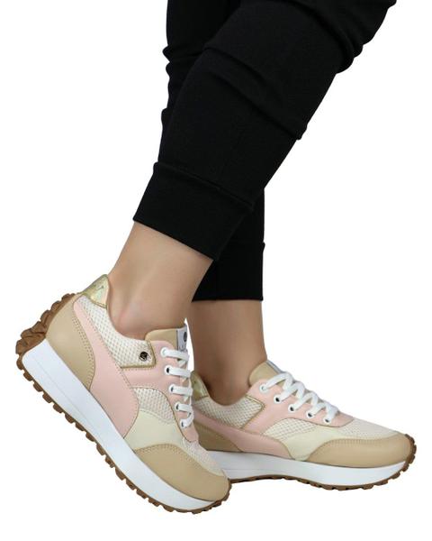 Imagem de Tênis Jogging Max Design Nude E Rose Feminino - Legut