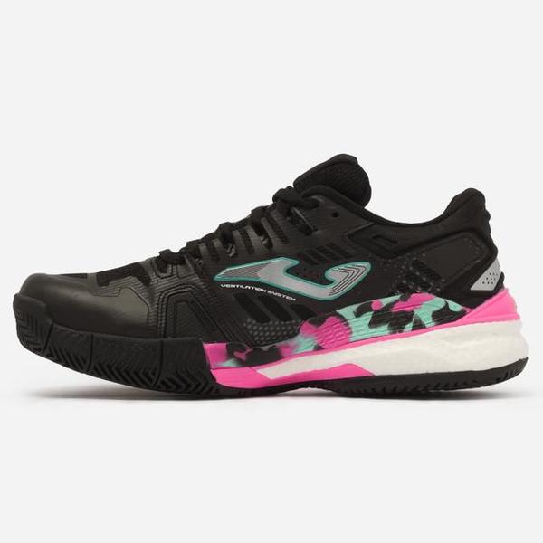 Imagem de Tênis Joma Slam Lady Clay Preto E Rosa