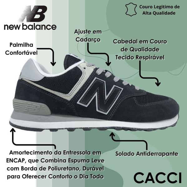 Imagem de Tenis Masculino Casual Clássico New Balance 574 V2