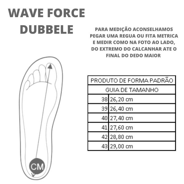 Imagem de Tenis Masculino Esportivo Wave Force 20 Caminhada/Corrida 